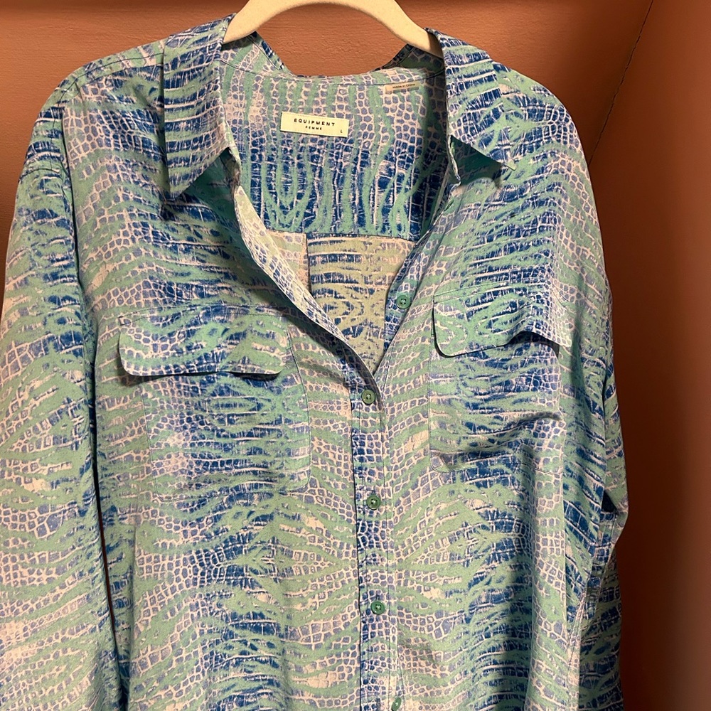 Equipment Femme Collared Shirt
